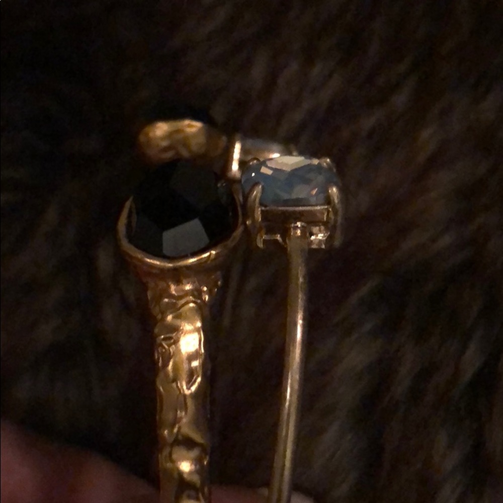 Two Gold Bangle Bracelets - image 3